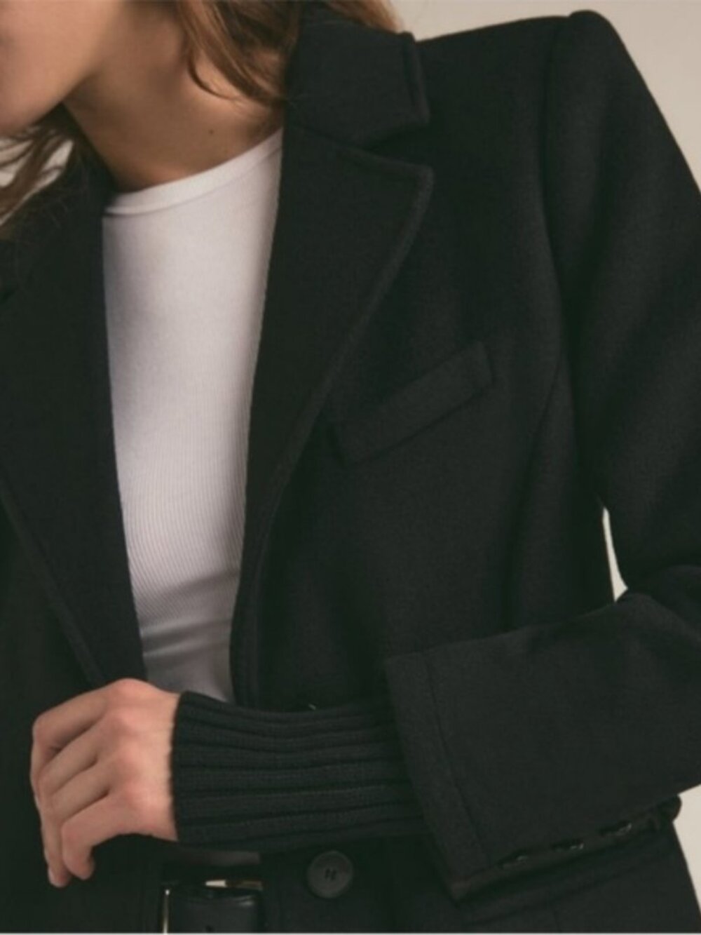 Favorite Daughter The City Coat in Black - Picture 2 of 11